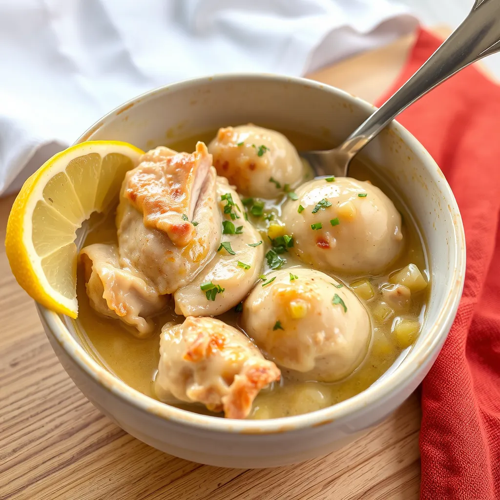  CHICKEN AND DUMPLINGS


