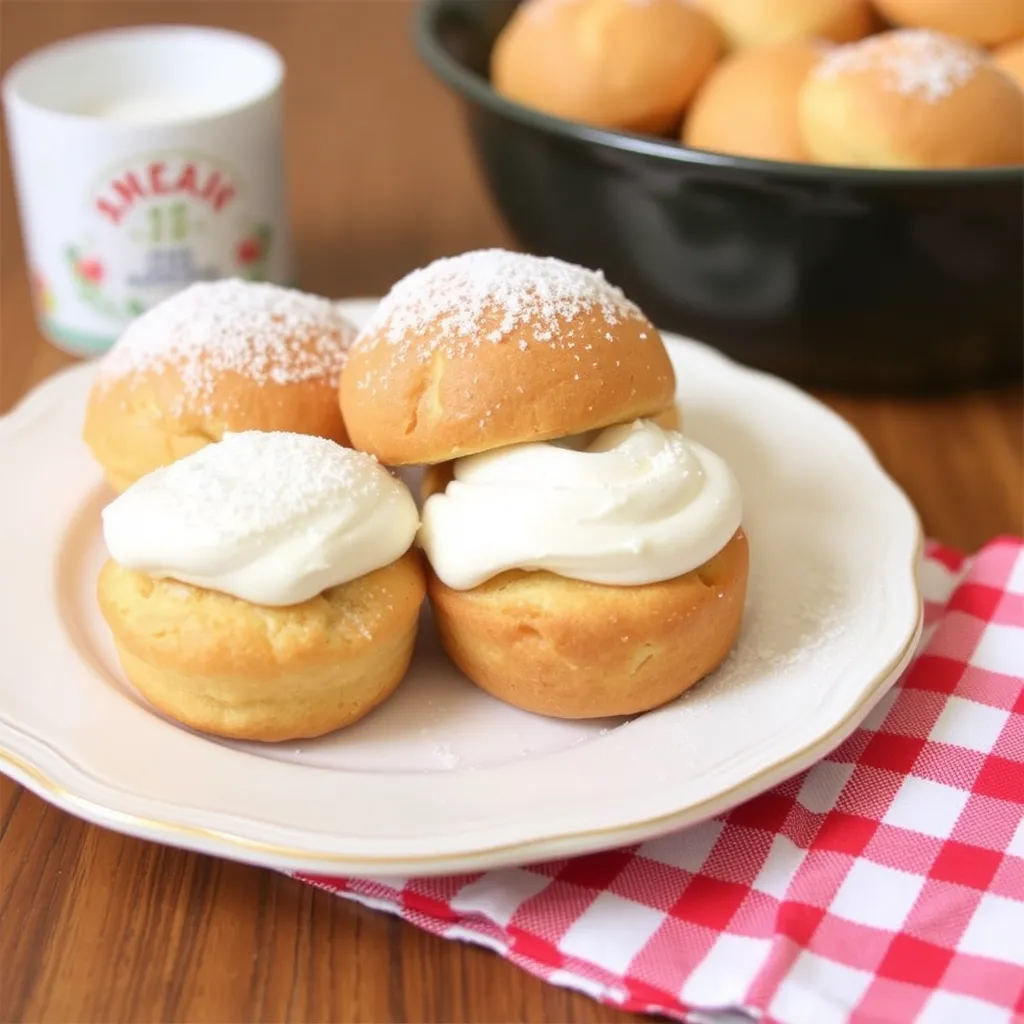 MOM’S FAMOUS CREAM PUFFS