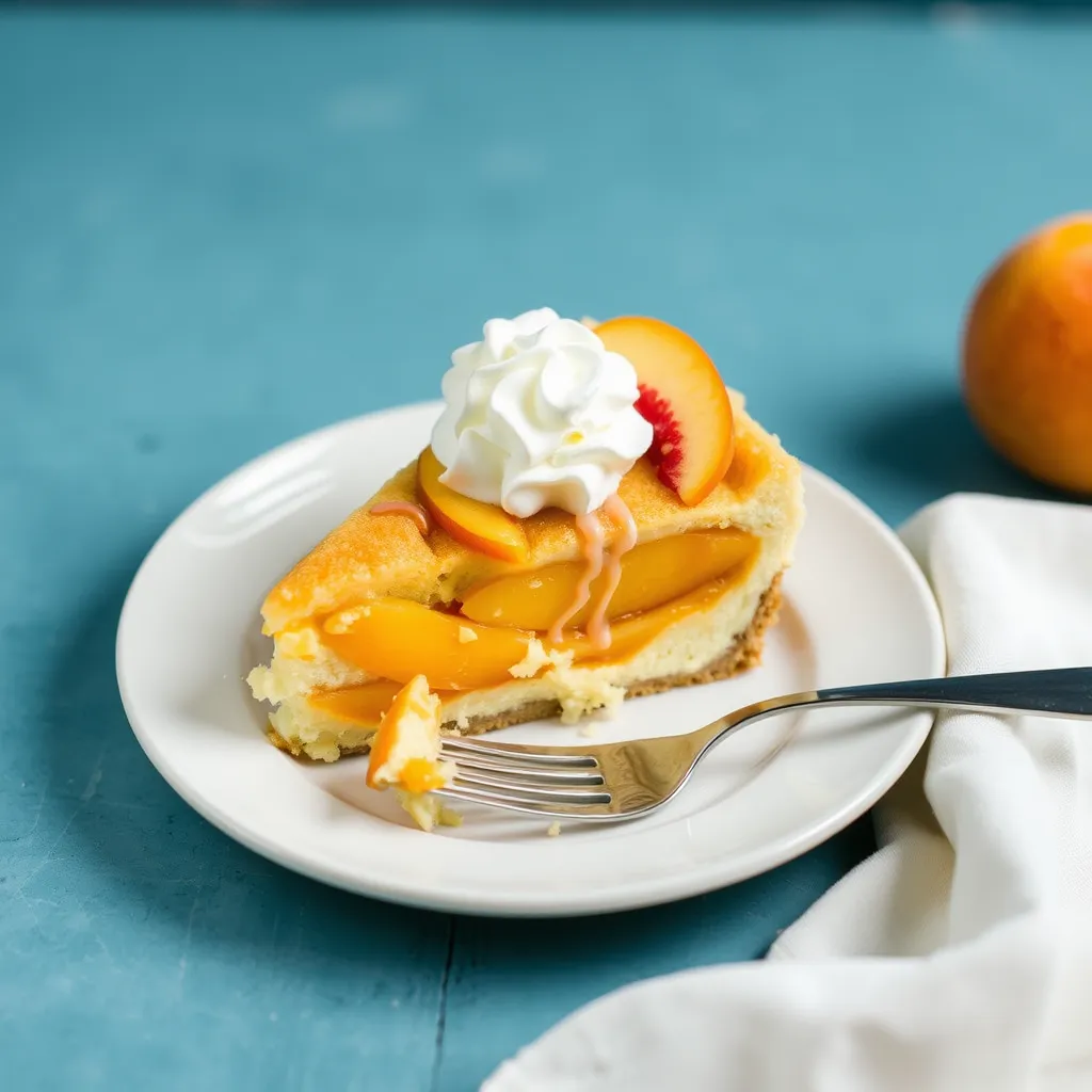 Peach Cobbler Cheesecake