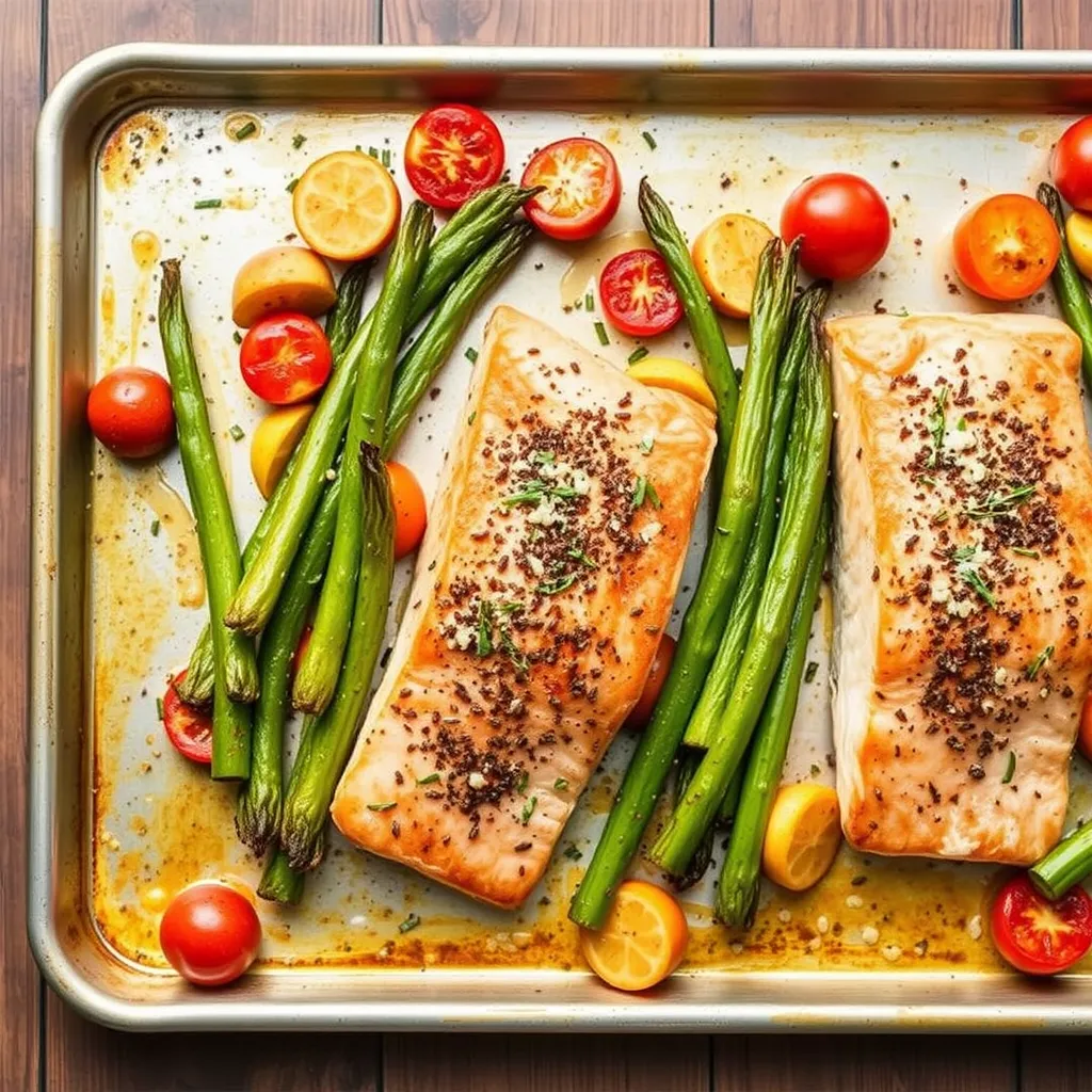 Sheet Pan Salmon with Vegetables