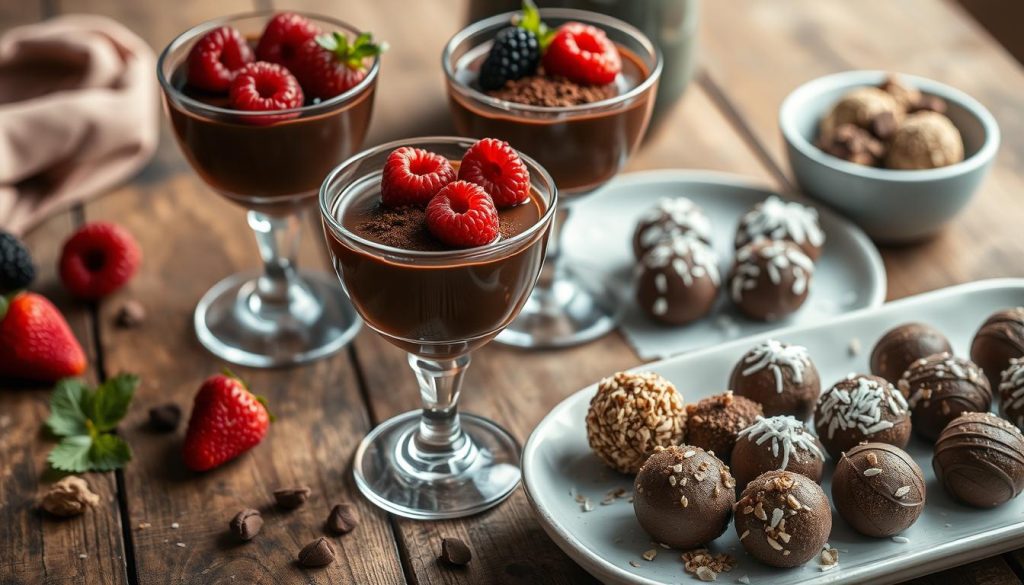 Healthy chocolate desserts