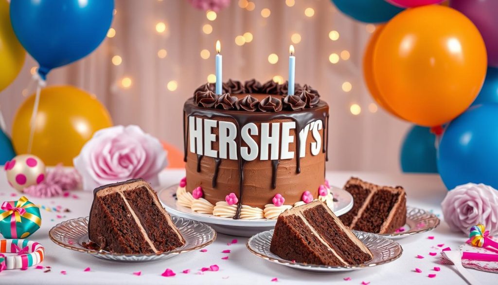 Hershey's chocolate cake for celebrations