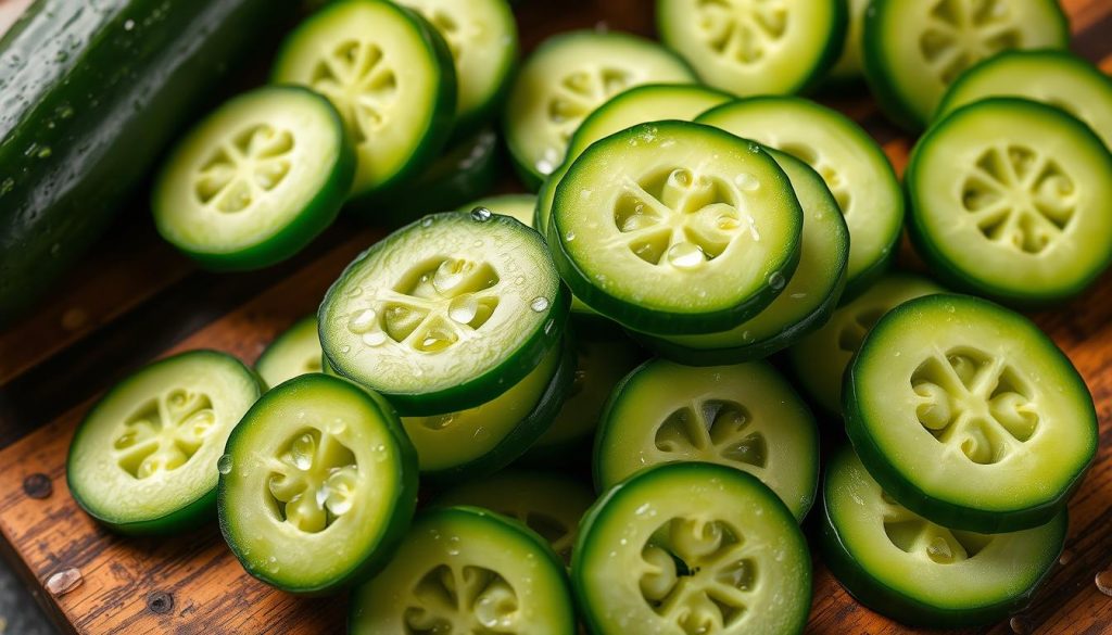 crisp cucumbers